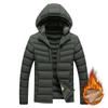 Light Clothing Cotton Comfortable and Versatile Jacket Men's Models Winter Slim Removable Cap Padded Thickened Hooded Jacket Men