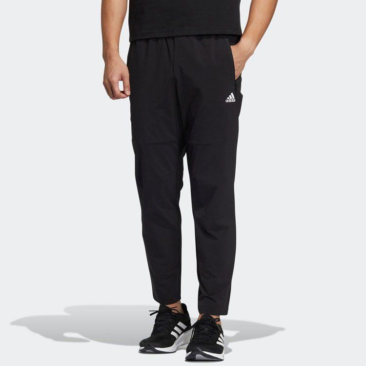 adidas Casual Knitted Sweatpants Men's Black HE9908