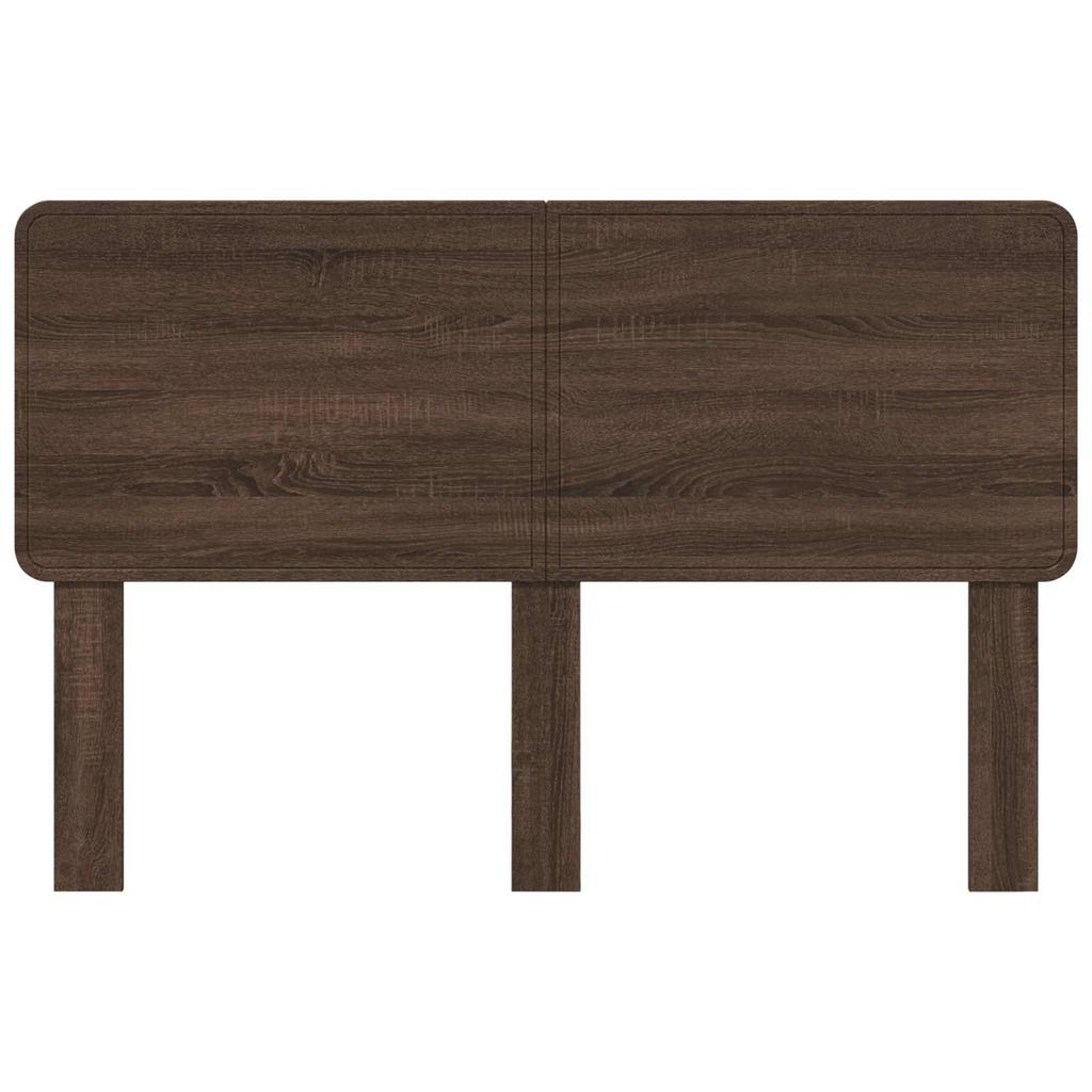 Headboard in Brown Oak Look Wood Based Material