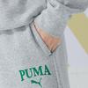 Puma Breathable Short Sleeve Pullover T-Shirt And Drawstring Knit Long Pants Casual Sports Set Men Sets 658705-03+682928-04