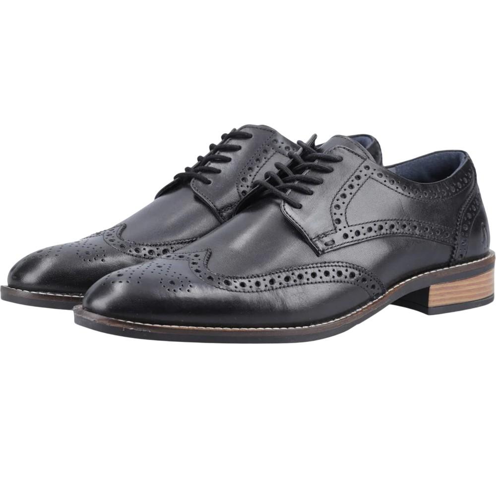 Hush Puppies Mens Dustin Cow Leather Brogues