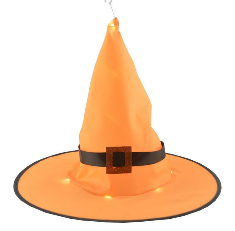 LED Witch Hat Halloween Decor Lights 