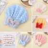 Hair Drying Cap Absorbent Hair Towel Wrap with Bow Frizz Control Rapid-Dry Wet Hair Wrap Turban for Women Bath Shower Spa