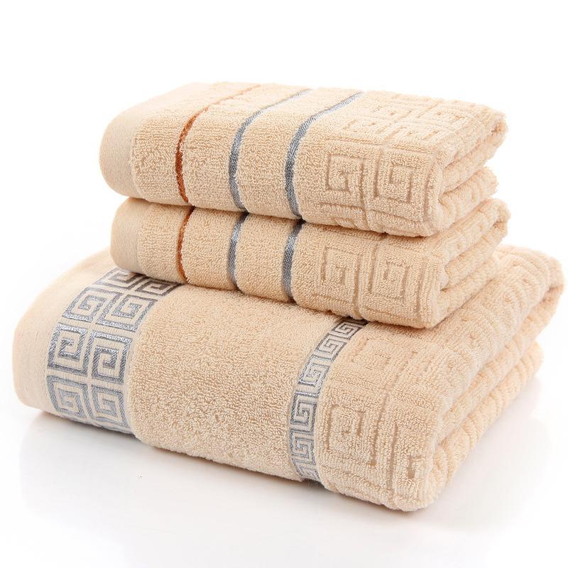 Ten thousand grid pure cotton towel solid color broken file is not easy to lose hair household absorbent face towel bath