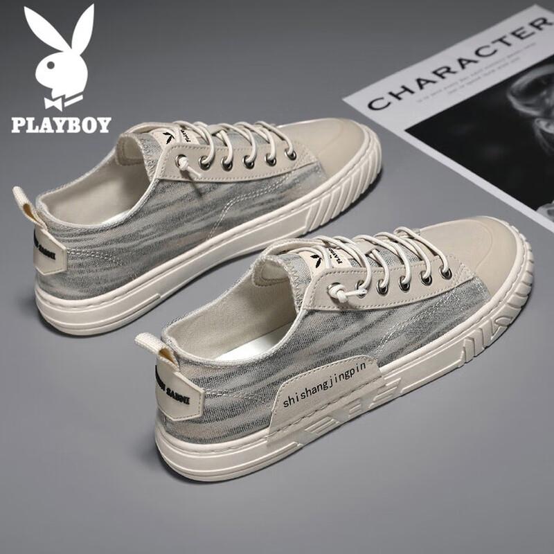 PLAYBOY Men s Summer Fashion Canvas Casual Shoes 41