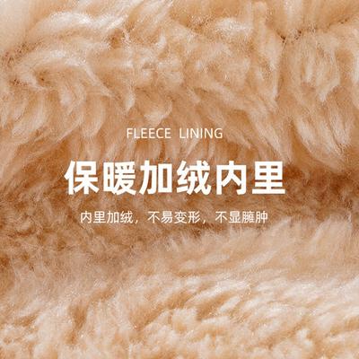 Winter Gloves Men's Warm and Cold Gloves Outdoor Double-layer Cold-proof Thickened Velvet Knitted Gloves