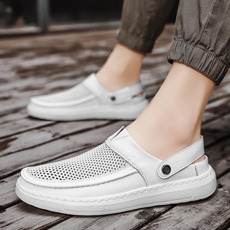 Fashion Fashionable Outdoor Men's Comfortable Thick Soled Casual Beach Shoes Summer New Men Breathable and Non Slip Water Wading Sandals