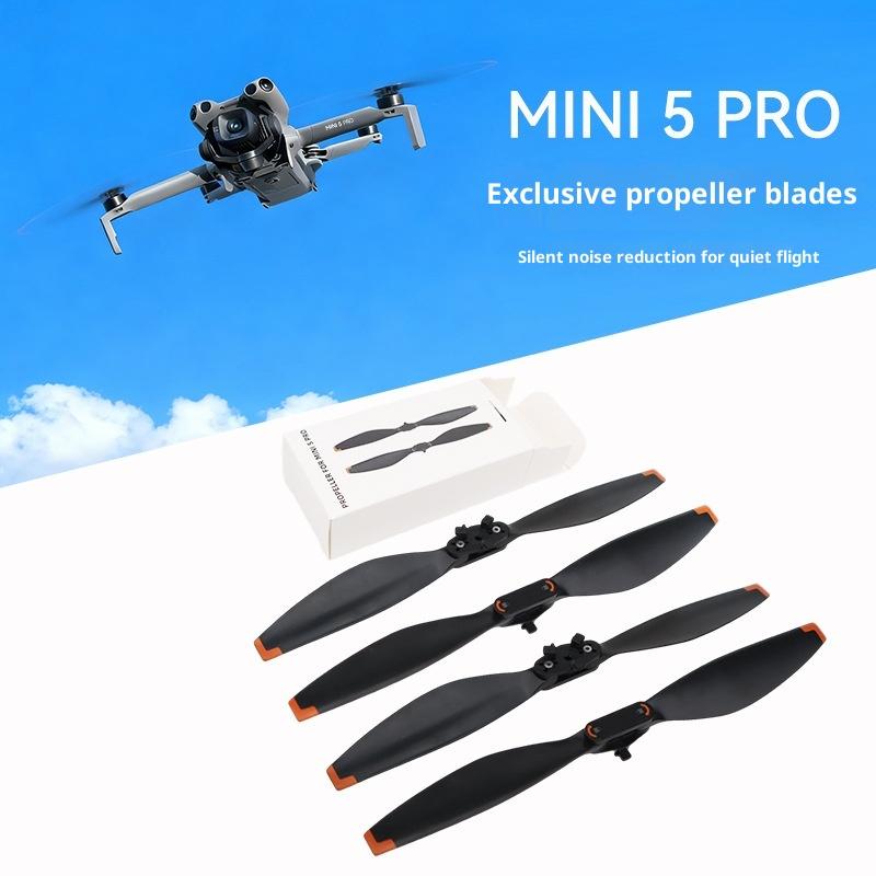 1/2 Pairs Original Propeller Blade For Mini 5 Pro Drone Replacement Quick Release Folding Wings Airfoil Blades Drone Accessories