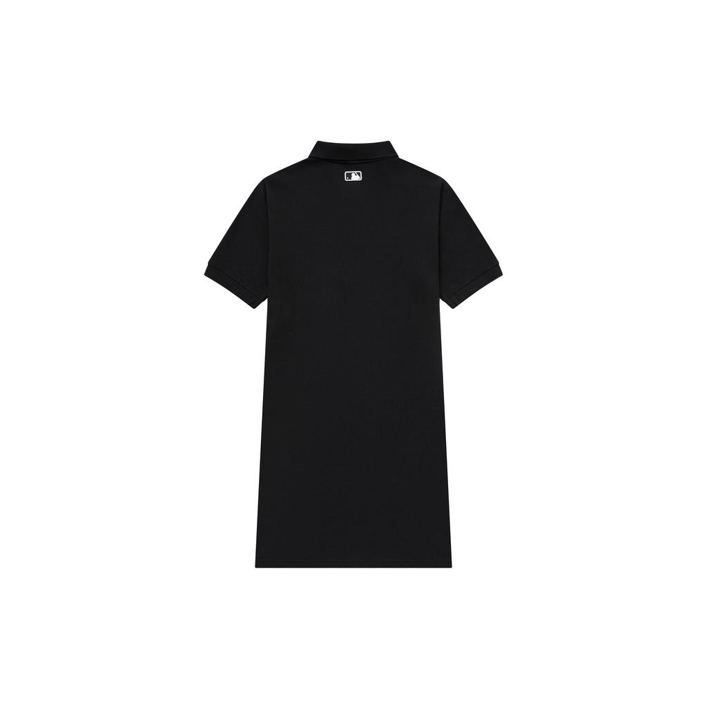 New MLB Short Sleeved Dress Women's Black 3FOPH0133-43BKS