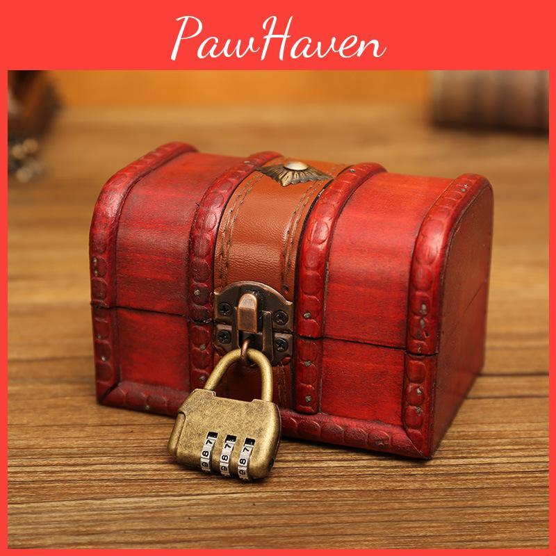 Modern Organizer Wooden Storage Box For Cosmetics Living Room Gift Decoration