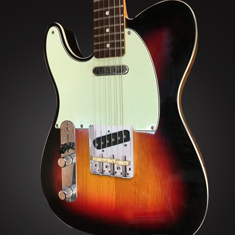 Musical 54mm 3‑Saddle 6‑String Bridge for TL Style Guitar Repair Parts