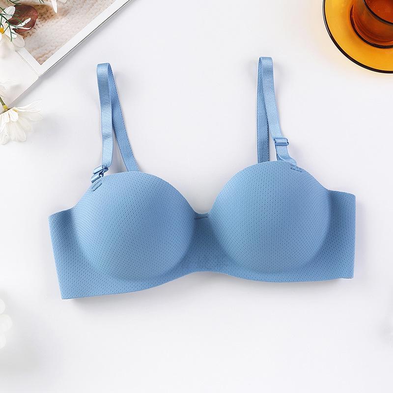 2022 Seamless Push-Up Bra for Women - Adjustable Spaghetti Straps, Side Support, Back Smoothing, No Underwire