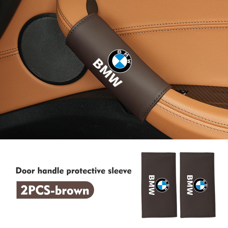 For BMW Car Door Handles Cover Leather Anti-Wear Protective Case E46 E90 E60 F10 E39 F30 E36 E87 E90 E30 E53 F31 E92