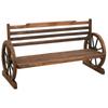 Day and Night - Day and Night Garden Bench Solid Fir Wood 142 Cm