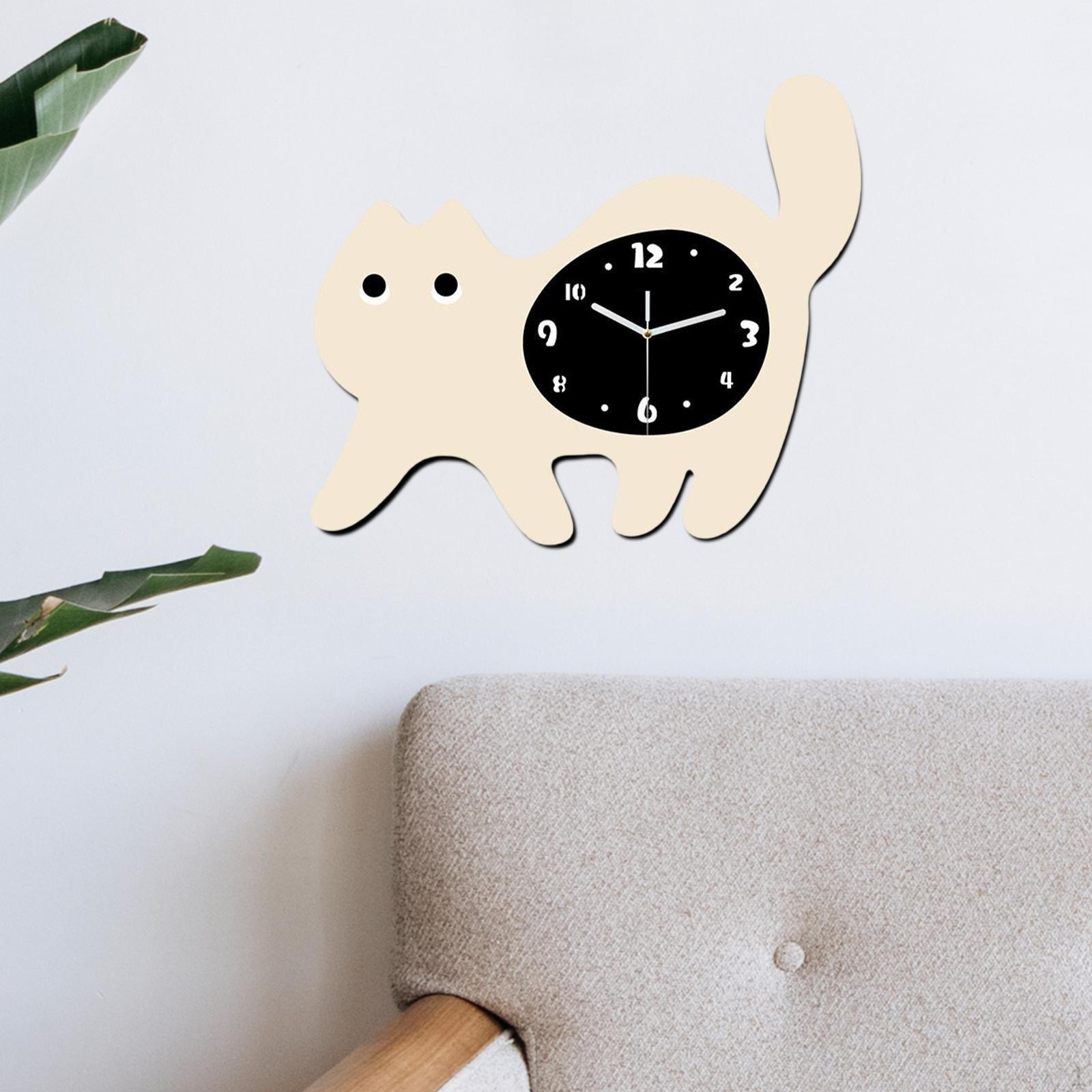 

Годинник Мультфільм Милий кошеня Тиха їдальня Ванна кімната Готель Прикраса Квартира бежевий