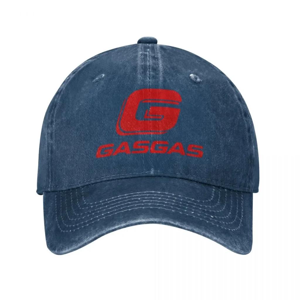 GasGas Moto Enduro Uomo Donna Cappellini da Baseball Montagna Denim Usurato Cappello Outdoor Corsa Golf Vestibilità Regolabile Cappellino da Sole
