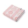Jill Stuart Dainty Lace Bath Towel, Fluffy and Cute, with Lace Ribbon and Elegant Floral Print, White, 58-1513330, Approx. 60 X 120 Cm