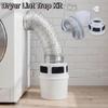 3 in 1 Dryer Lint Trap Kit with Vent Hose Flexible Washer Exhaust Duct Collector  Dryer Ventilation