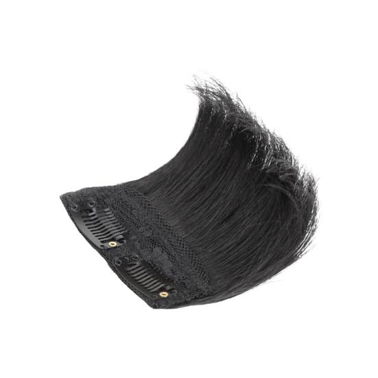 

10 см парик, подушечки для волос, пушистые натуральные наращивания, прямые дополнения для головы, мягкие волосы, невидимый парик, высокая температура чёрный