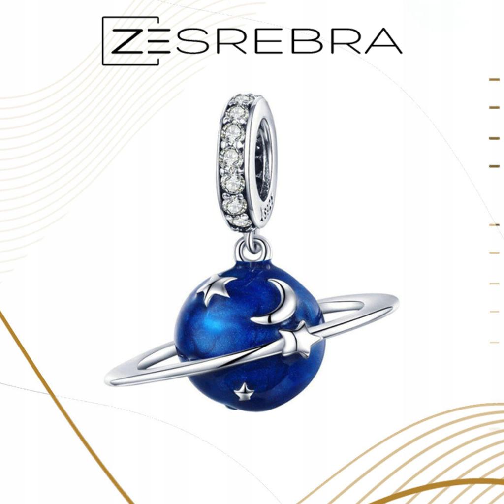 Charms Pr 925 Planet Stars Moon Pendant Cosmos Beads