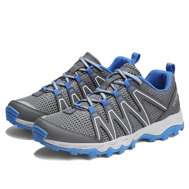 Fashion Outdoor Sneakers For Men Women Breathable Hiking Shoes Non Slip Trekking Climbing Sport Shoes Quick Dry Upstream Water Shoes