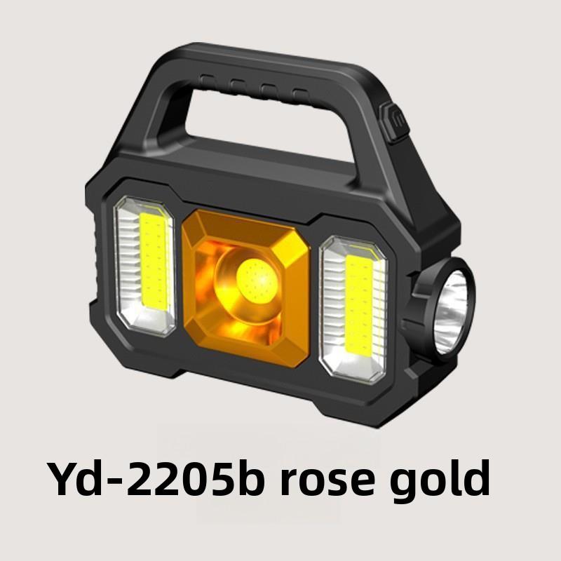 Solar COB Camping Light Lens USB Horse Light Searchlight Camp Light Flood Light Portable Light