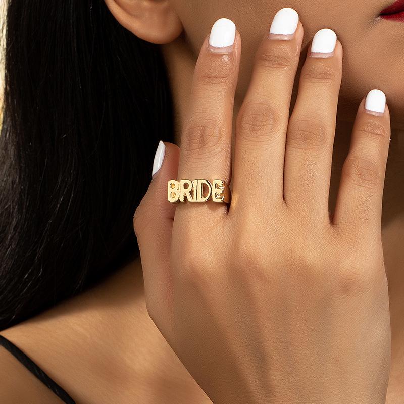 Fashion Design Letter Ring - Trendy Personality Index Finger Jewelry for Women