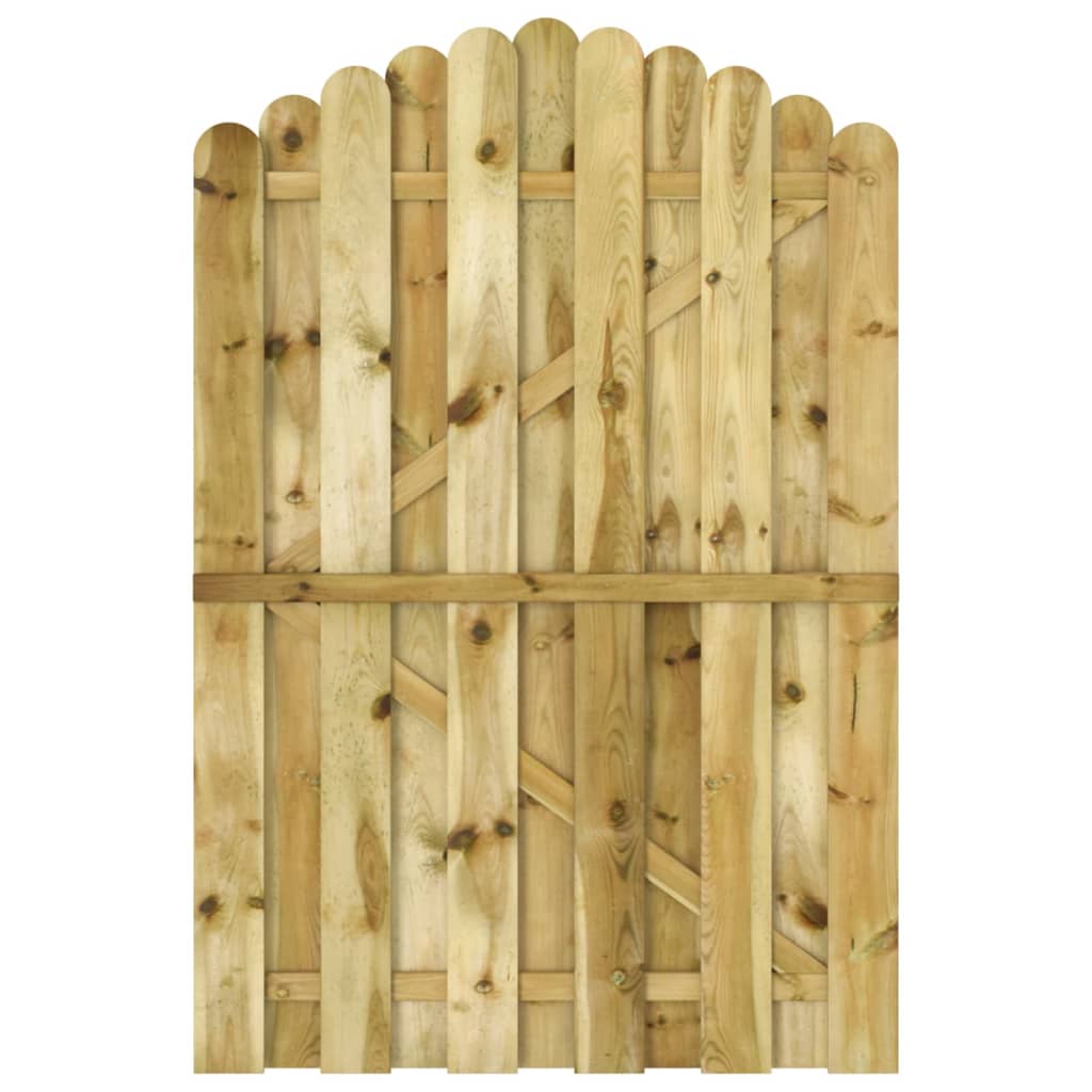 Gartentor Kesseldruckimprägniertes Kiefernholz 100 x 150 cm