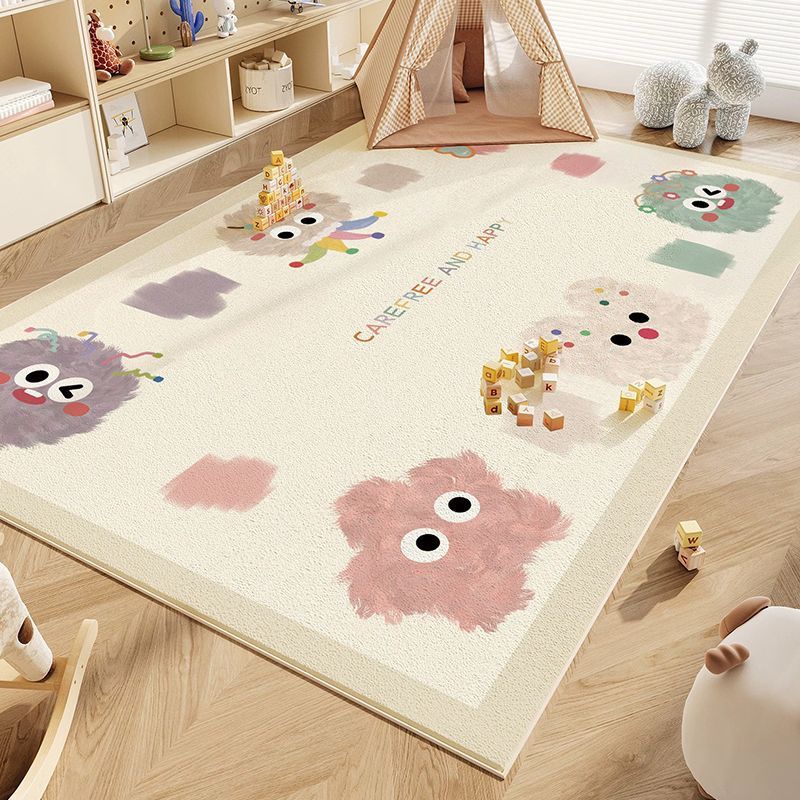 Cartoon Colored Carpets for Living Room Cute Anime Bedroom Decor Rug Soft Children's Room Carpet Home Non-slip Floor Mat Gift