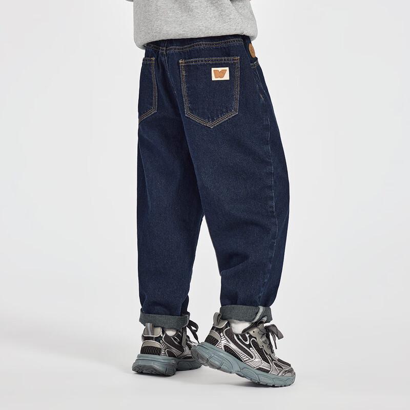 Джинсы для мальчиков Duoduojia, весенние, повседневные, из денима 110