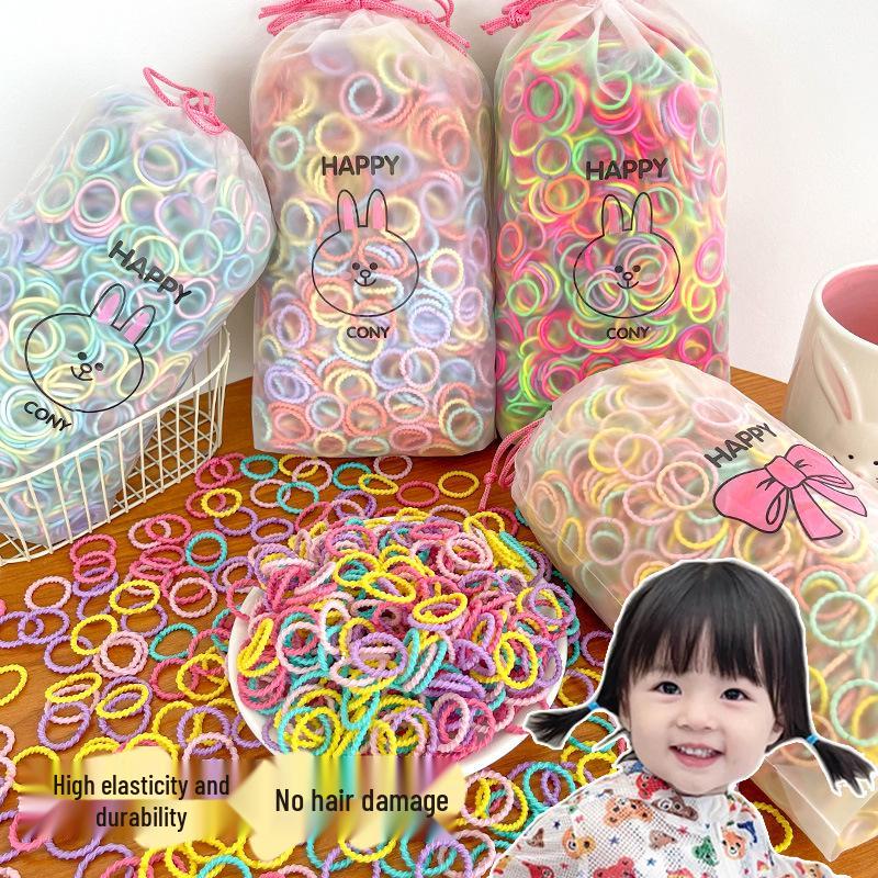 No-Damage Elastic Hair Ties for Girls - High Elasticity Accessories