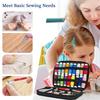 Sewing Kits DIY Multi-function Sewing Box Set with Threads Needles Scissors Tape Measure Buttons Portable Embroidery Sewing Set