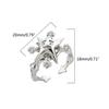 Fashion Rotating Star Ring For Women Girl Silver Color Trend Zircon Rotatable Open Ring Drop Shipping Party Gift