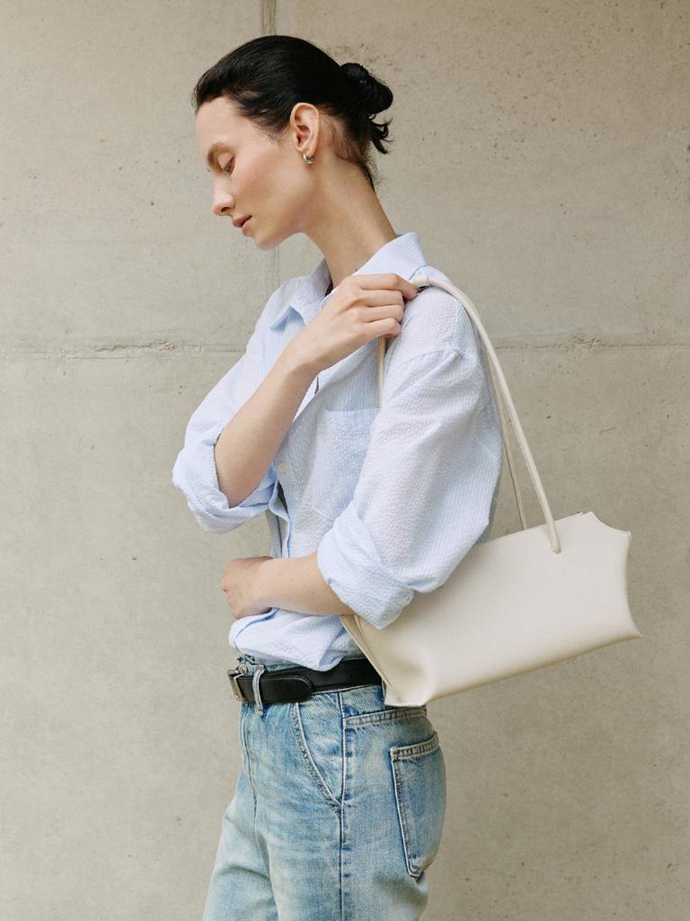 Moremorr Riva Bag _ Ivory Shoulder Bag Tote Bag
