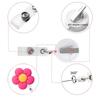 1 pieza Portatarjeta de identificación de trabajo con carrete retráctil para insignia de enfermera/doctor, llavero, accesorios para insignias, regalos para mujeres