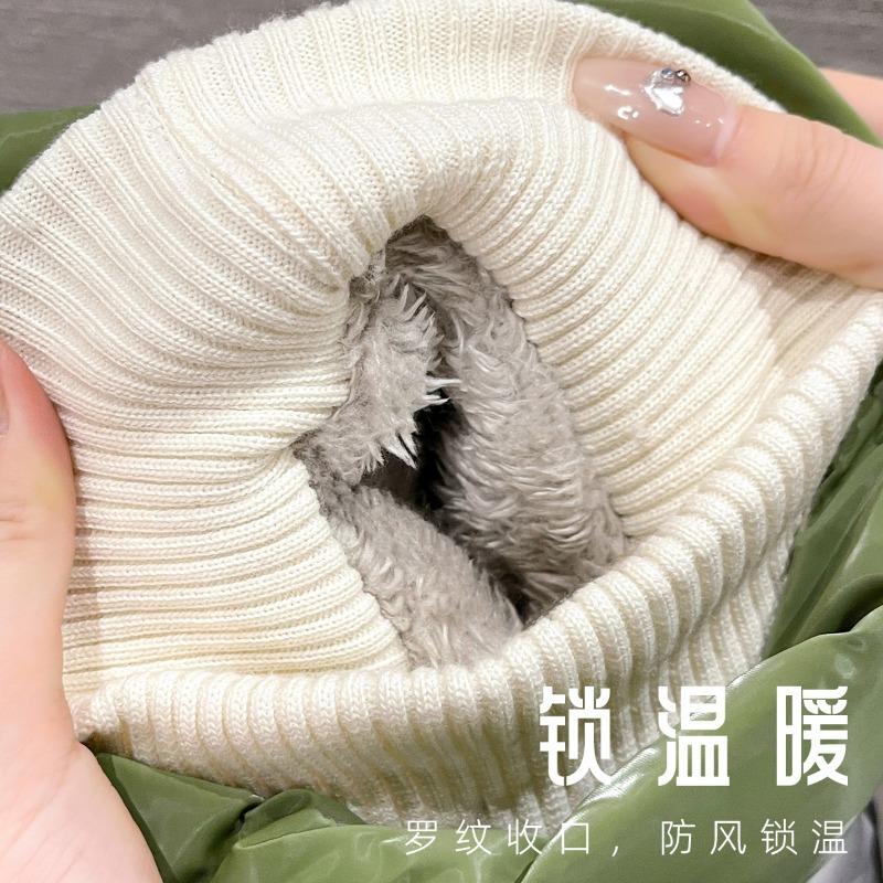 Waterproof cotton slippers women's autumn and winter outer wear fleece thermal bag and thick-soled snow boots down cotton shoes women's winter
