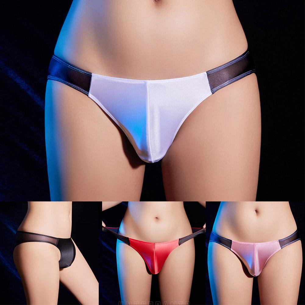 Thin Panties G-string Black/Red/White/Pink Bulge Pouch Comfort