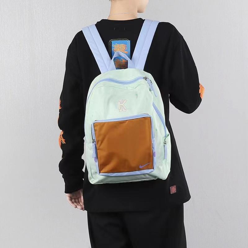 Nike SpongeBob, Collaboration Polyamide Backpack Regular Unisex Aqua Green Casual CN2219-310