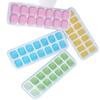 Silicone Fruit Ice Cube Mold Tray - 14 Grids for Homemade Popsicles