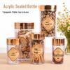 Thickened PP Plastic Acrylic Jar for Chinese Herbal Medicine: Food-Grade, Moisture-Proof, Ideal for Ginseng & Dendrobium Storage.