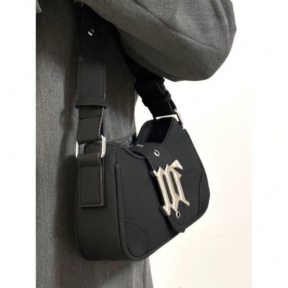 Baguette Retro Matte Leather Bag Summer Underarm Bag Women's Portable Messenger Bag Shoulder Bag
