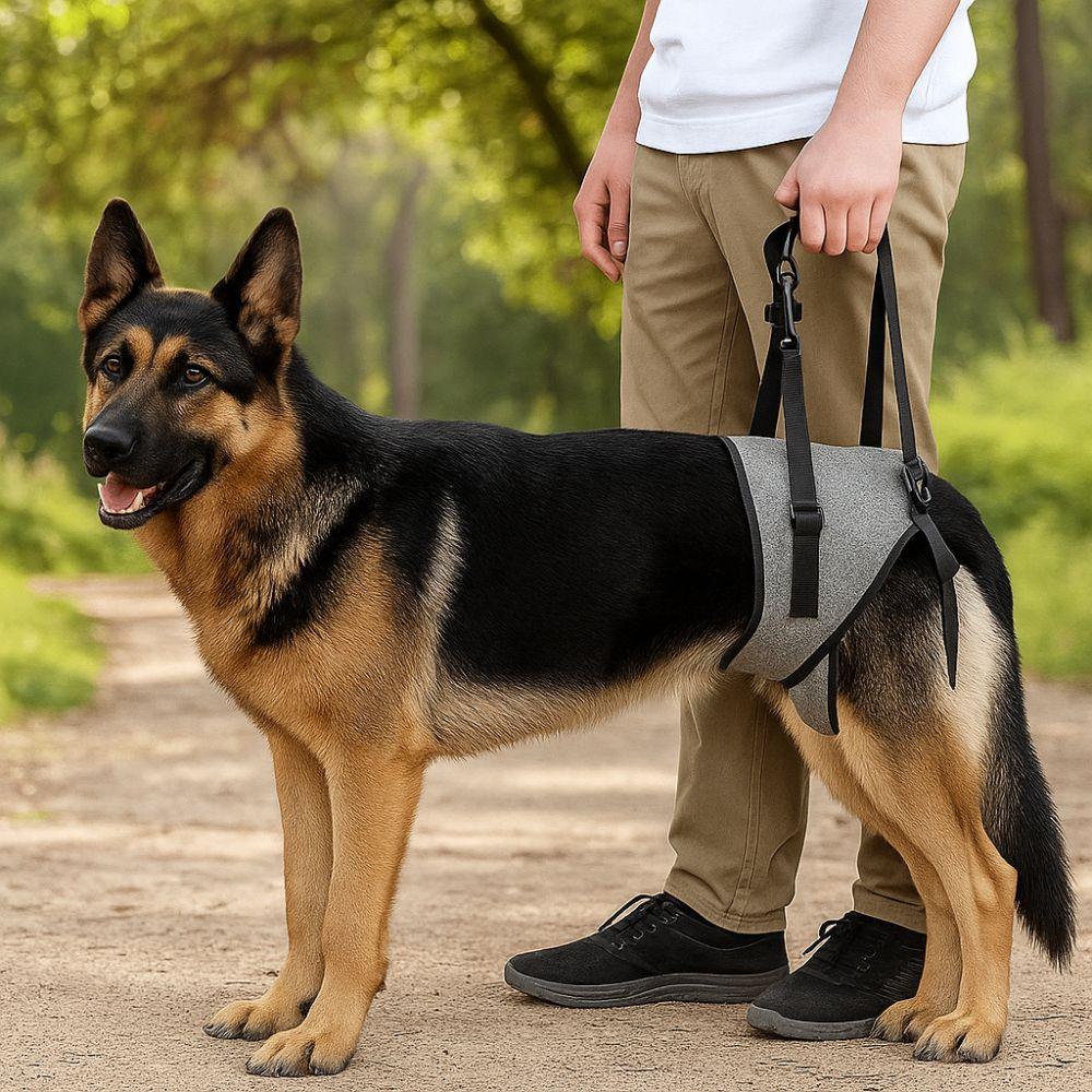 Adjustable Dog Lift Harness Comfortable Hind Leg Support Straps Dog Back Leg Sling  Joint Injuries
