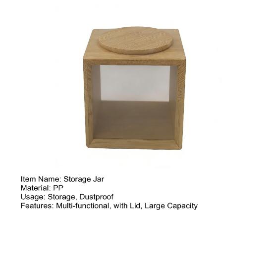 Large Capacity Storage Jar with Dustproof Lid Clear Multifunctional Fruit Dry Goods Nuts Grain Cereal Seasoning Tea Leaf Container Storage Box