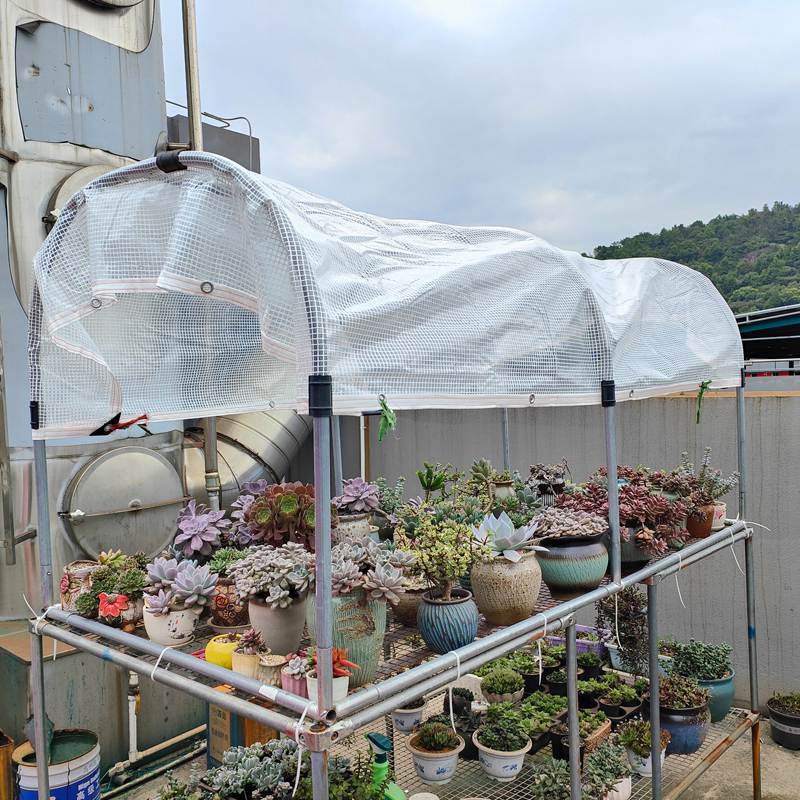 Thickened PE Tarpaulin Rainproof Mesh Cloth Outdoor Awning Garden Plant Shed Truck Clear Tarp Pet Dog House Waterproof Cover