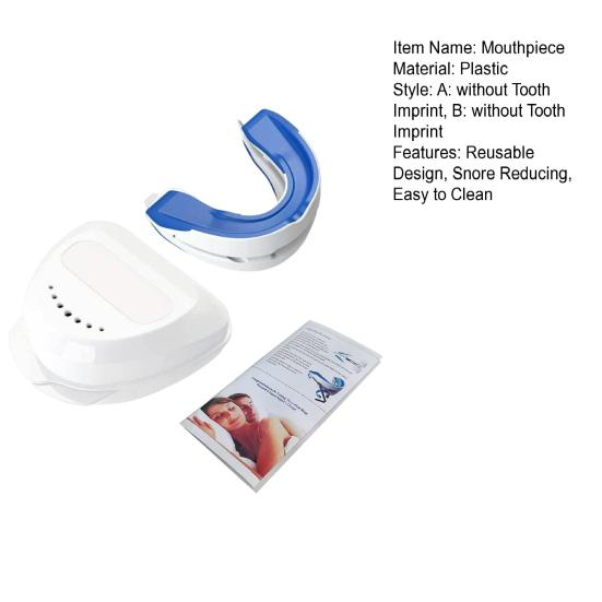 Anti Snoring Mouthpiece Food Grade Reusable Men Women Universal Snore Reducing Mouth Guard Sports Teeth Guard Protector