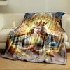 Virgin Mary Angels Halo Blanket  Printed Blanket for Living Room Bed Couch lunch break Soft Cozy Blanket for Friend's festival Gift