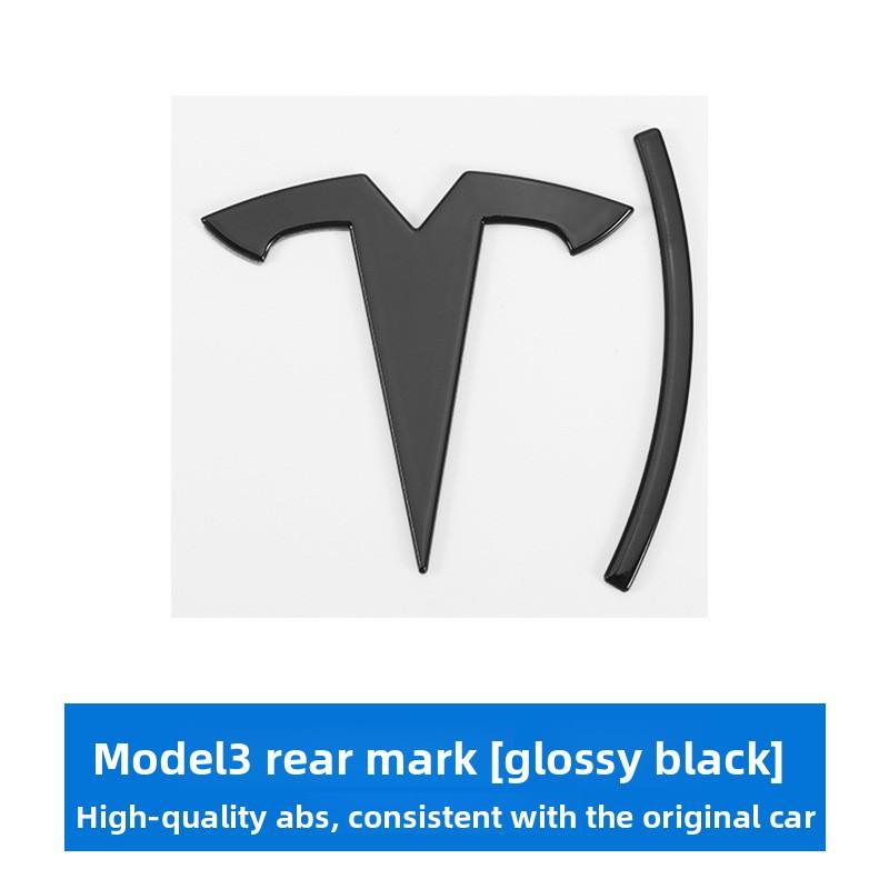 DQMN8 Tesla car emblem ABS front badge trunk emblem modification dual motor badge letters Tesla Model Y 3 X S dual motor sticker