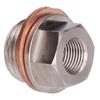 Sensor Adapter M18x1. To 1/8NPT Thread Exhaust Water Temperature Sensor Fitting with Gasket