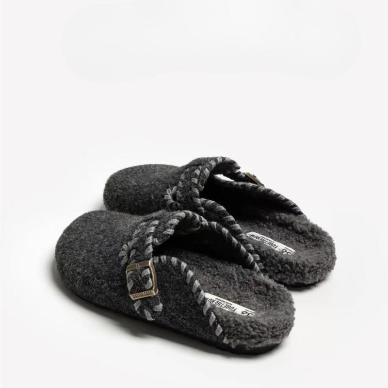 Half-slipper, Flip-top, New Women's Thick-soled One-foot Shoes