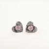 Morganite Gemstone 925 Sterling Silver Unique Engagement Stud Earrings Jewelry EE-143-6